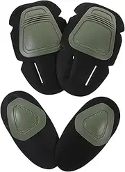DECOMELODY 1Set Knee and Elbow Pads Safe Protective for Outdoor Sports Protective Gears for Skateboarding Cycling and Combat Activities