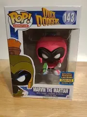 Funko Pop! Marvin the Martian #143 Neon Pink SDCC 2017 LE 2500 Pcs +Hard Stack