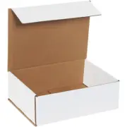 12" X 9" X 4" White Corrugated Mailers (50 Per Bundle)