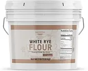 Unpretentious Baker White Rye Flour, Non-GMO, Bread, Biscuits & Baked Goods (1 Gallon)