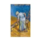 Van Gogh, Peasant Woman Bruising Flax, Millet, Lustre Canvas Print, 16" x 26"