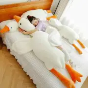 90-190cm White Goose Throw Pillow Plush Toy Doll Sleep Birthday Gift Girl Toys