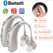 Rechargeable Bluetooth Digital Hearing Aid Listen Sound Amplifier Earing Aids