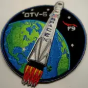 FALCON 9 OTV-5 SPACEX SPACE PATCH ORIGINAL FREE USPS 1ST CLASS POSTAGE