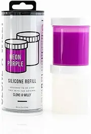 Clone-A-Willy Refill neon purple silicone