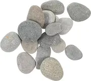 NUOBESTY 16pcs Craft Rocks for Rock Painting Kindness Stones Safe Round Edges DIY Paint Stones