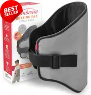 Electric Heating Pad Lower Back 5 Settings Auto-Off Grey HPB5400