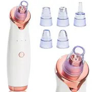 Linkrunning Vacuum Blackhead Remover, Professional Facial Pore Cleaner Extractor Suction Tool - USB Rechargeable with 3 Modes and 5 Replaceable Probes