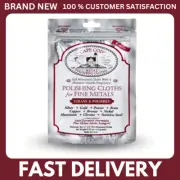 (2 PACK) Cape Cod Metal Polish Cloth 4"x6" – Cleans & Polishes Watches/Jewelry