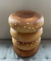 Bagel Stool Side Table Brand New In Hand Viral TikTok