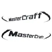 MasterCraft Boat Brand Decal Set 750707 | 2007 Pro Wakeboard Tour Black