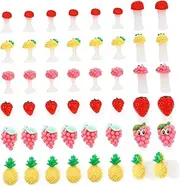 BIUDECO Colorful Toe Separators Set of 24 Silicone Nail Polish Separator for Pedicure Art