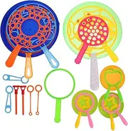 ORFOFE 24Pcs Bubble Wand Maker Bubble for Outdoor Birthday Parties and Fun Games Safe Design Present