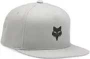 FOX Head Snapback Cap, grey for Men One Size