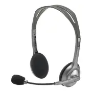 Logitech H110 Stereo Headset 981-000459 - Black