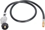 Gassaf Propane Regulator with Hose, 4 Feet Griddle Propane Adapter Fits