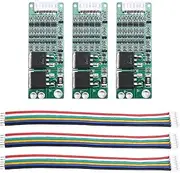 xioaue 3Pcs 5S 16V 18.5V 15A Li-Ion Lithium Battery Protection Board with Overcharge Overdischarge Short Circuit Protection