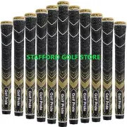 GOLF PRIDE MCC Plus 4 Teams Golf Grips Standard/Midsize Core 600 Rnd BLACK/GOLD