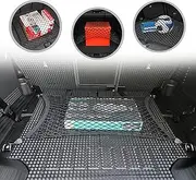 Floor Style Automotive Elastic Trunk Mesh Cargo Net for Land Rover Defender 2020-2024- Premium Trunk Organizers and Storage - Luggage Net for SUV - Best Car Organizer for Land Rover Defender