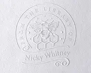 Bumble Bee Book Embosser | from The Library of Book Stamp | Cute Book Embosser | Custom Library Stamp | Personalised Book Embosser | Bee Book Stamp