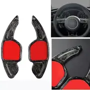 Carbon Fiber Car Steering Wheel Shift Paddle Extension For Audi Q7 2011-17 2016 (for: Audi)