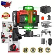 Heavy-Duty 360° Green Laser Level with 16 Lines - All-in-One Measurement Tool