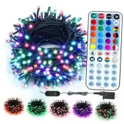 Color Changing Christmas Lights, 66ft 200 LED RGB String 200 LED - Remote