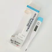 Digital Oral LCD Thermometer for Adults, Babies, and Kids - Blue Cap