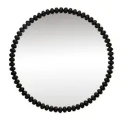 Esme Round Wall Mirror - Black