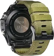 22mm Nylon Watch Band Compatible for Garmin Fenix 8 47MM/7/6/6 Pro/5/Epix Gen 2 Band, Camouflage Quickfit Bands for Forerunner 935/945/Approach S62/S60/MARQ