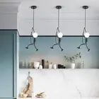 Retro| Industrial Loft Human Shape Figure Chandelier Ceiling Light Pendant Light