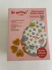 So Yummy! by Bella Valentine's Mini Waffle Maker Hearts NEW