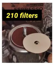210X Bellman Unbleached Coffee Paper filter for CX-25P
