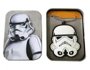 Star Wars Storm Trooper Pendant Necklace in Collector Tin Licensed NWT