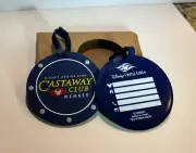 EwDisney Cruise Line Castaway Club Member Luggage Tags two of them new.