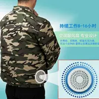 在飛比找樂天市場購物網優惠-1夏季空調衣服製冷服降溫風扇服電焊工作服戶外勞保服男帶風扇製