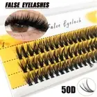60 Clusters Soft Individual Eyelash C Curl Segment Lashes Eye Lash Extension