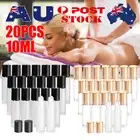 20X 10ml Rollerball Perfume Essential Oil Roll On Ball Clear Glass Bottle S