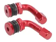 Direct Bikes DB125T-26 Sports 90° Angled Tyre Valve Set Red