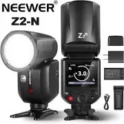 NEEWER Z2-N Z2N 2.4G TTL HSS Round Flash Light Speedlite for Nikon Cameras DSLR