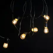 Festoon LED Globe String Lights Outdoor Garden Fairy Retro Warm Light Bulbs