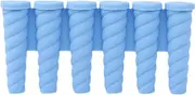Ice Mold - Ice Cream Mould | Ppopsicle Molds | 6-Hole Silicone Pop Stick Molds for Kids | Ice Pop Molds | Ice Cream Maker | Easy Release Handmade Ice Lolly Making Tool for Jelly Jam Pudding Yogurt