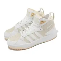 在飛比找ETMall東森購物網優惠-adidas 休閒鞋 100DB Mid 男鞋 女鞋 白 米