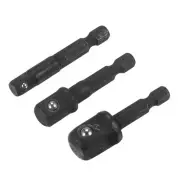 Impact Grade Socket Adapter Set 2" Extension Bit 1/4" Hex Shank