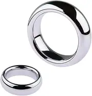 HCUDFN SM scrotum ring cock rings stainless steel testicle rings for men glans ring bondage testicle penis pendant penis enlargement ball stretcher for men couples(16mm,50mm)