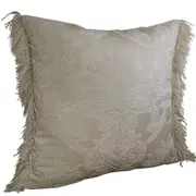 Pair of Chenille cushion covers 45cm x 45cm - Cream