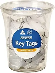 KEVRON 47049 Key Tags ID5,KEVRONCLEAR Disposable TUB 50