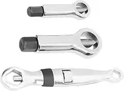 SHINEOFI 3pcs Nut Splitter Breaker Tool Heavy Duty Rusty Nut Separator for Auto Repair Easy Removal for Workshops Mechanics