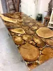 Epoxy Resin Table Walnut Table Custom Order For Kitchen Dinning Table Top