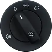 AMGHCGTEEW Headlight Switch Fog Light Knob Fit for VW Golf MK5 MK6 Jetta Tiguan Passat B6 CC 2004 2005 2006 2007-20131K0 941 431BB 1K0941431BB